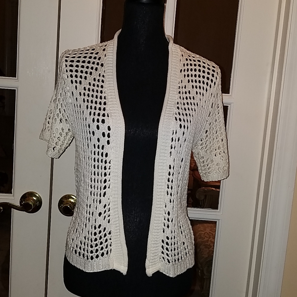 Sweaterworks crochet shrug